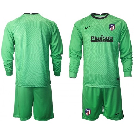 Jalkapallo Pelipaidat Atlético Madrid Maalivahti Lasten Paita 2020-2021 M001 Pitkähihainen